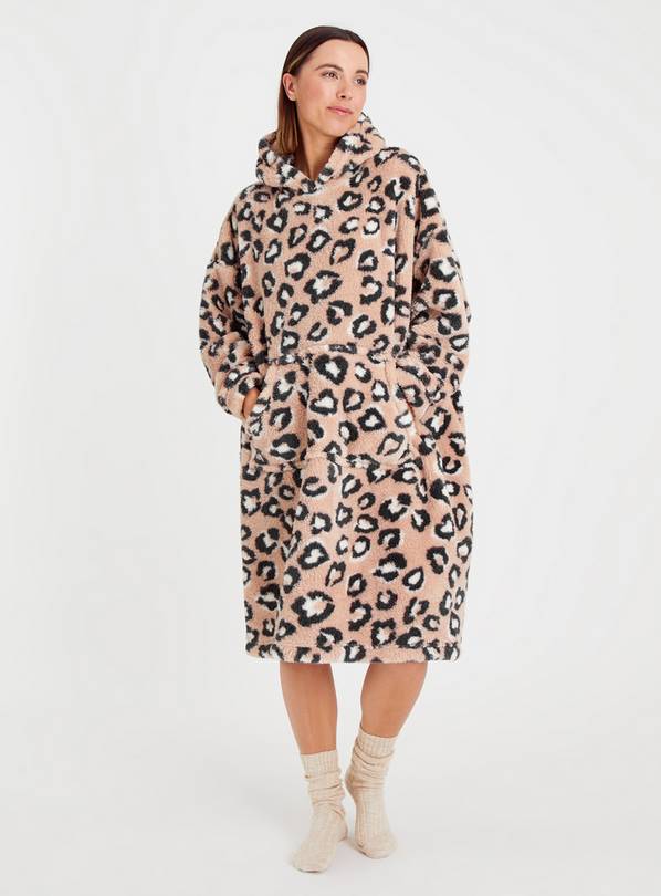 H and m leopard print outlet coat