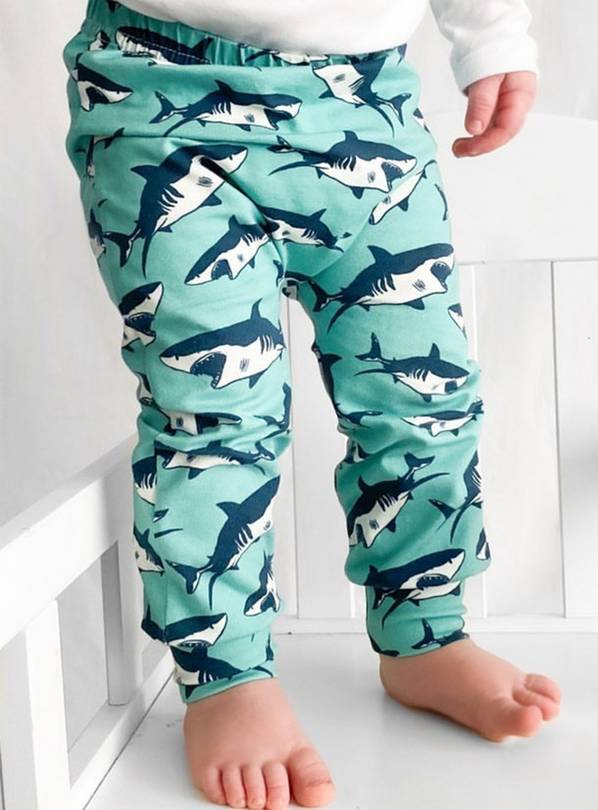 FRED & NOAH Shark Leggings 2-3 Years