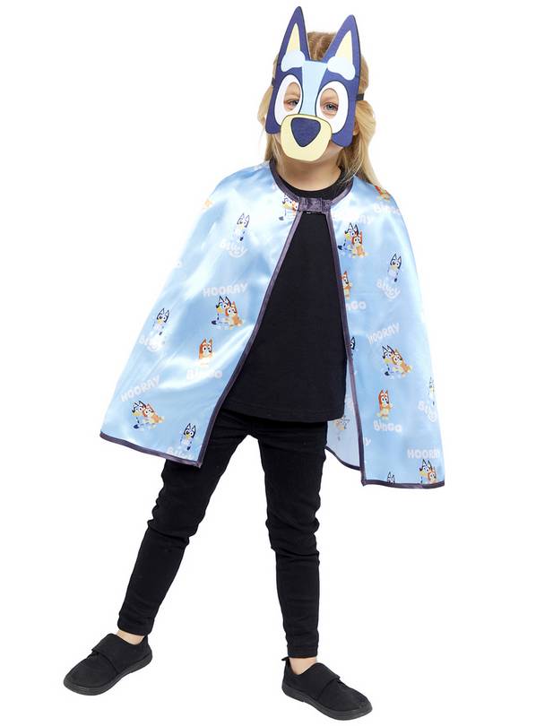 Bluey Cape & Mask One Size