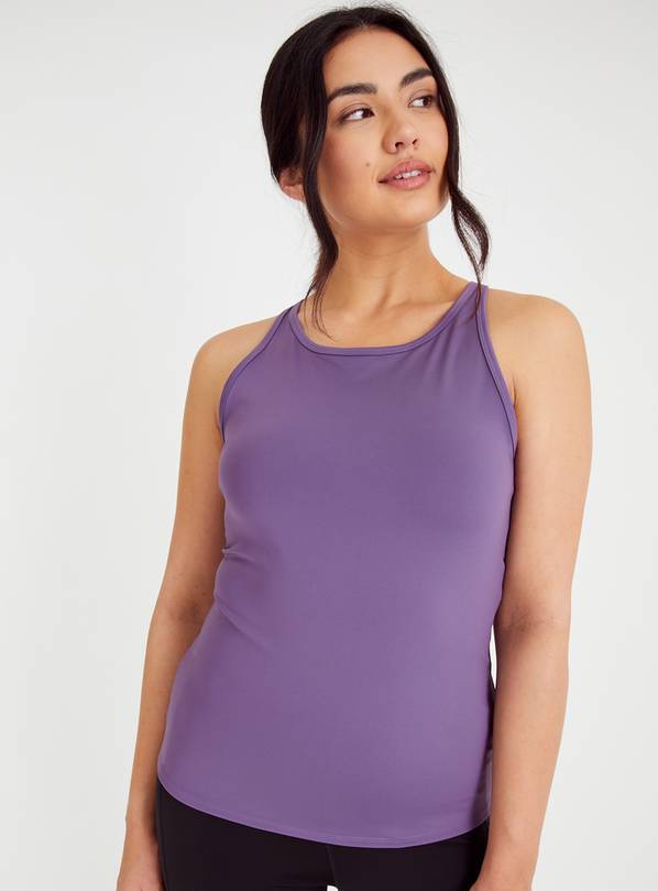 Strappy Active Tank in White from Joe Fresh