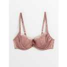 Buy A-GG Boudoir Collection Brown Satin Underwired Padded Bra