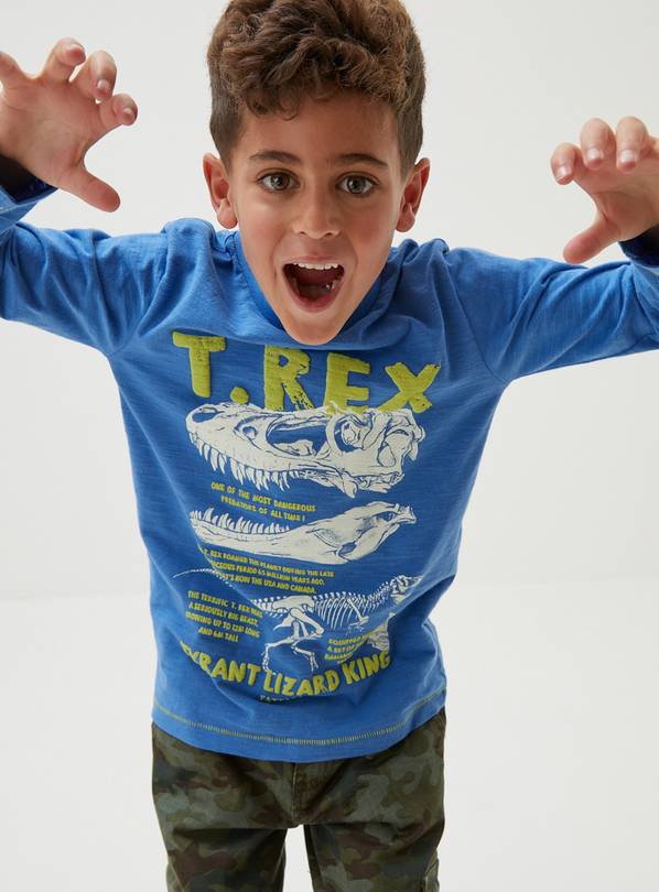 T-shirt garçon kaki 100% coton 6-7 ans TEX à Prix