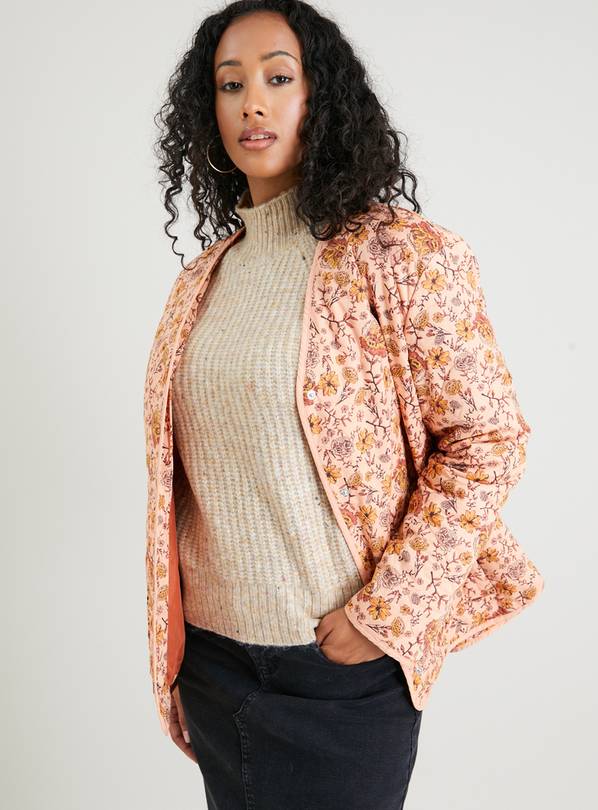 Floral hotsell print jacket