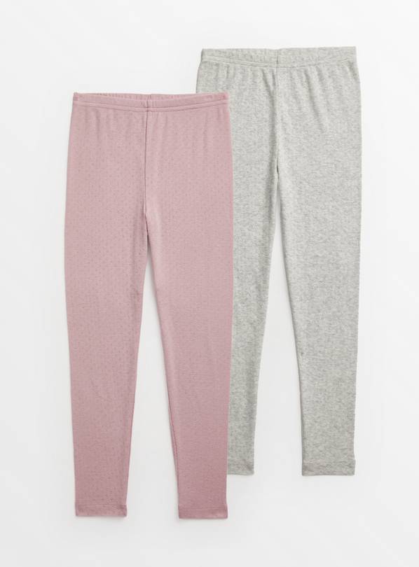 Buy Grey/White Thermal Leggings 2 Pack (2-16yrs) from the Next UK online  shop
