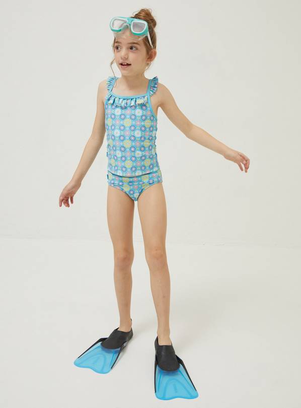 FATFACE Floral Tankini Set 6-7 Years