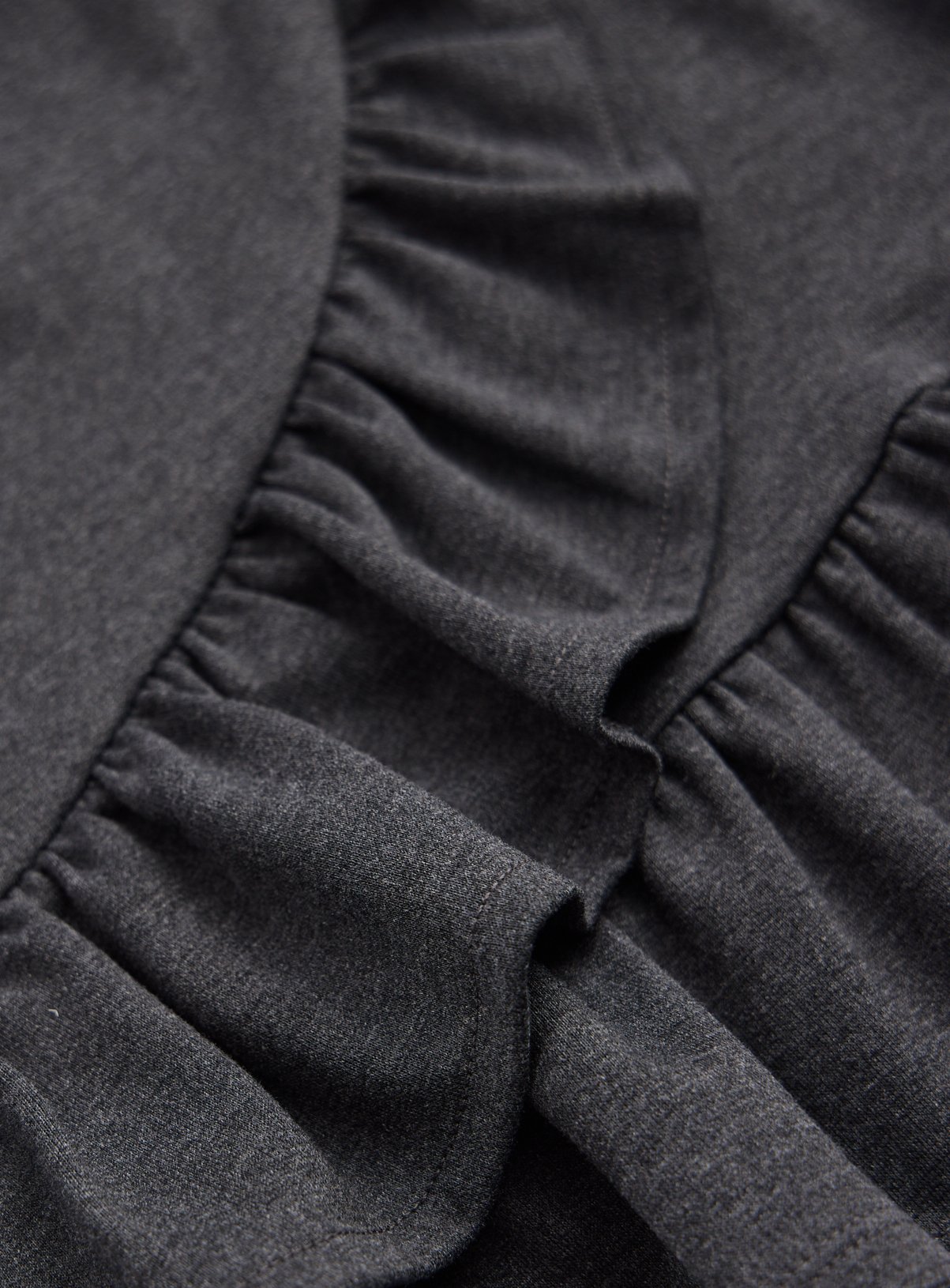 Grey Jersey Ruffle Skirt 13 years - Image 4 thumbnail