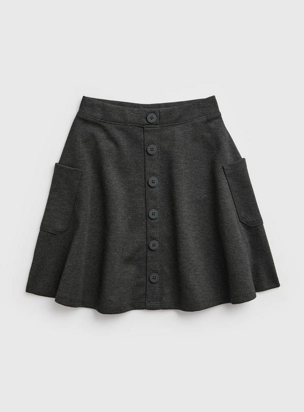 Grey Jersey Pocket Skirt 6 years