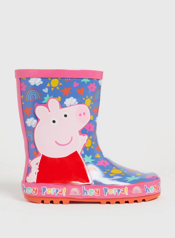 Peppa pig rain boots size 8 sale