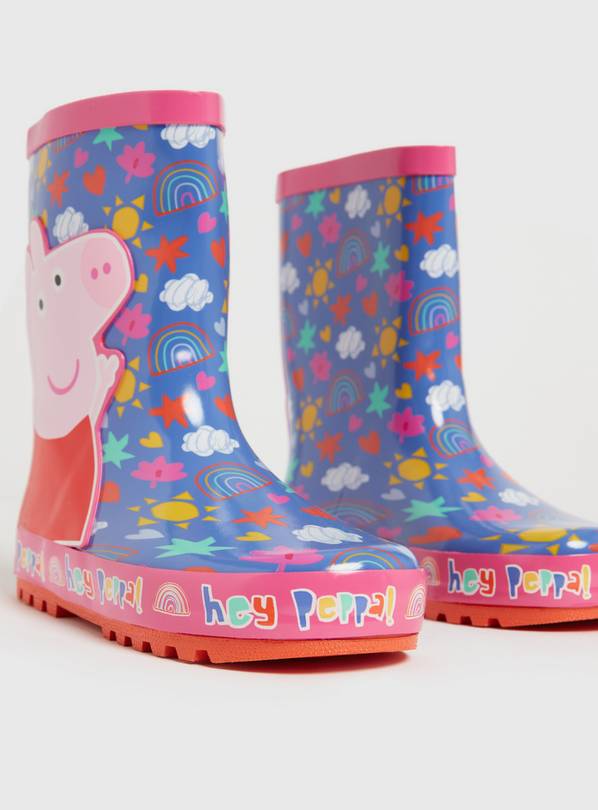 Peppa pig rain boots size 8 sale