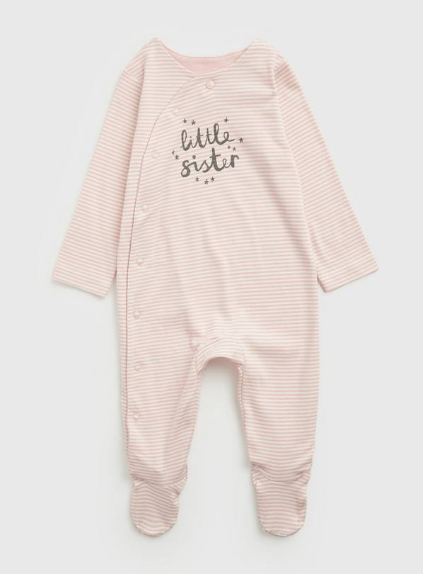 Baby 2024 sister sleepsuit