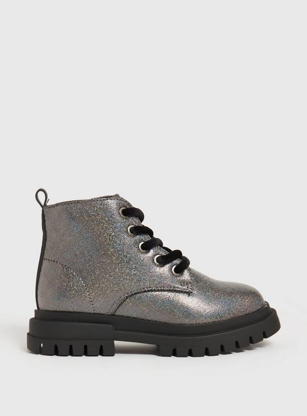 Buy Purple Metallic Ankle Boots 4 | Boots and wellies | Argos