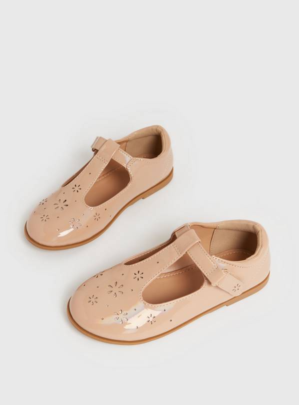 Beige t hot sale bar shoes