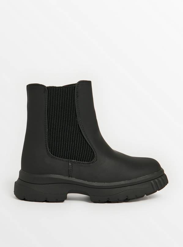 Buy Black Chunky Chelsea Boots 13 Infant | Boots and wellies | Tu