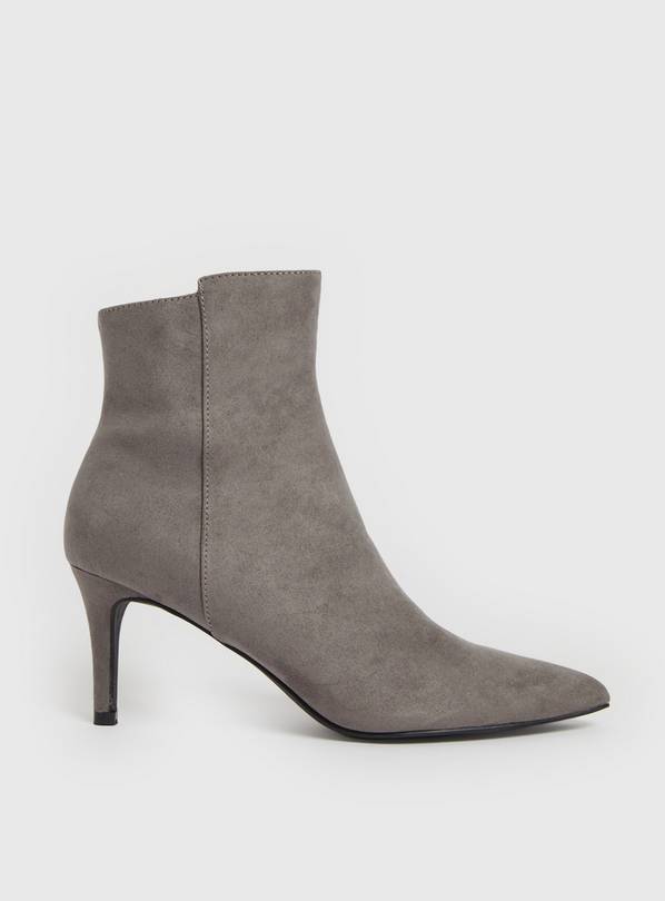 Light grey 2025 suede booties