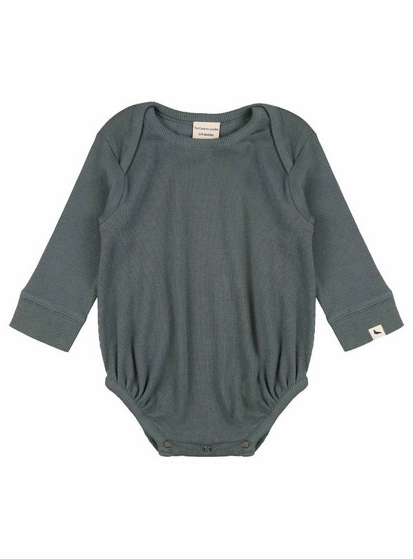 TURTLEDOVE LONDON Steel Rib Bodysuit 3-6 months