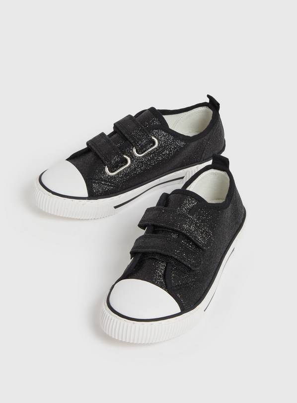 Infant black clearance velcro trainers