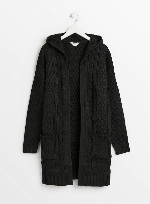 Petite clearance hooded cardigan