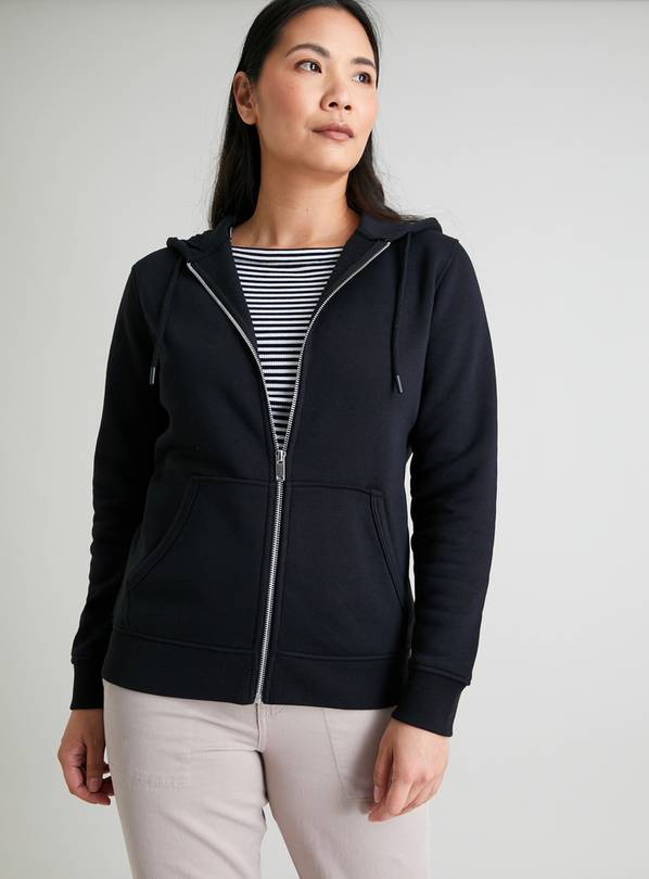 Buy Black Zip Hoodie XL | Hoodies and sweatshirts | Argos