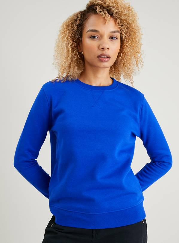 Buy Blue Regular Crew Sweatshirt XL, Hoodies and sweatshirts