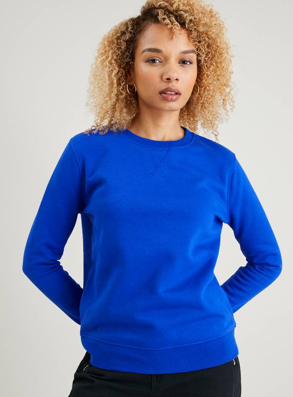 Ladies store blue sweatshirt