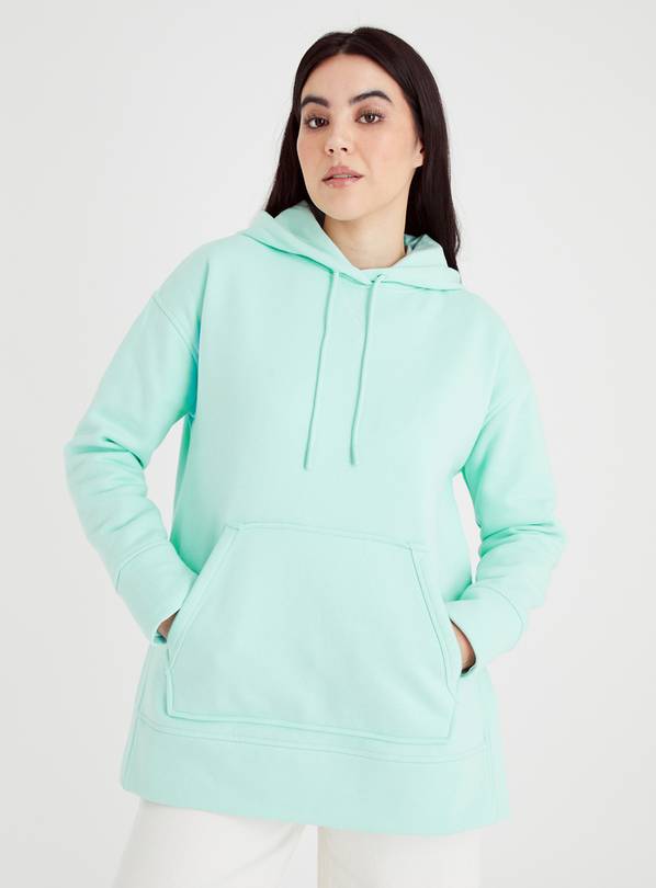 Buy Mint Green Oversized Split Hem Hoodie M | Hoodies and sweatshirts |  Argos