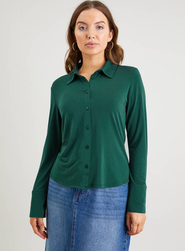 Teal Button Through Shirt 26