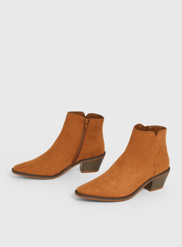 Tan suede ankle clearance boots