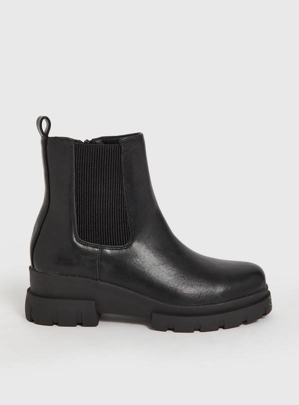 Buy Black Chunky Chelsea Boots 8 | Boots | Argos