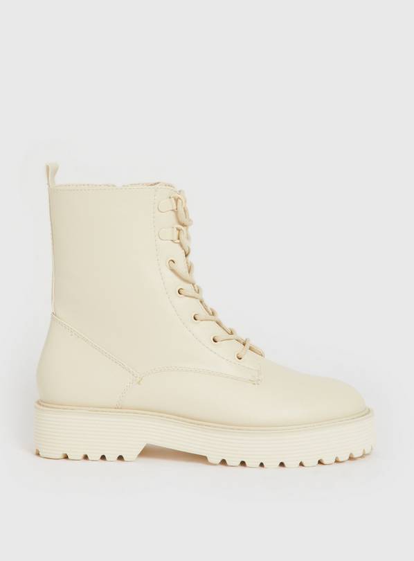 Cream boots cheap