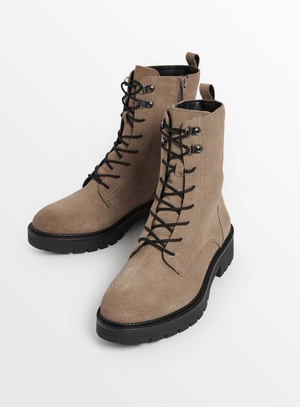 Genuine suede outlet boots