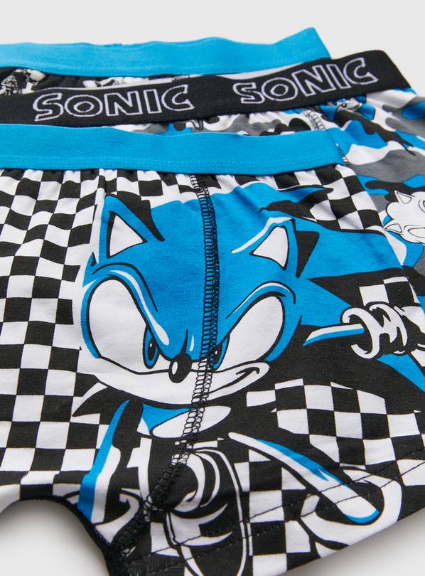 Buy Sonic The Hedgehog Trunks 3 Pack 8-9 years, Underwear and socks