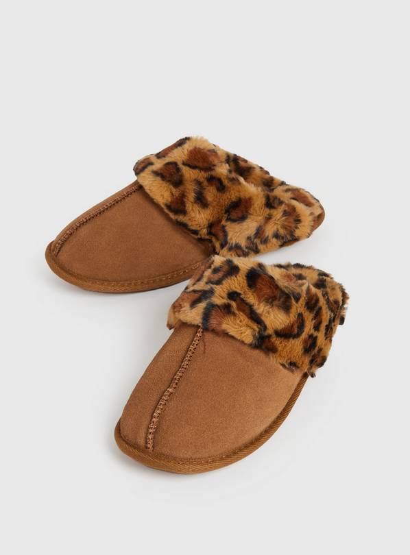 Slippers hot sale leopard print