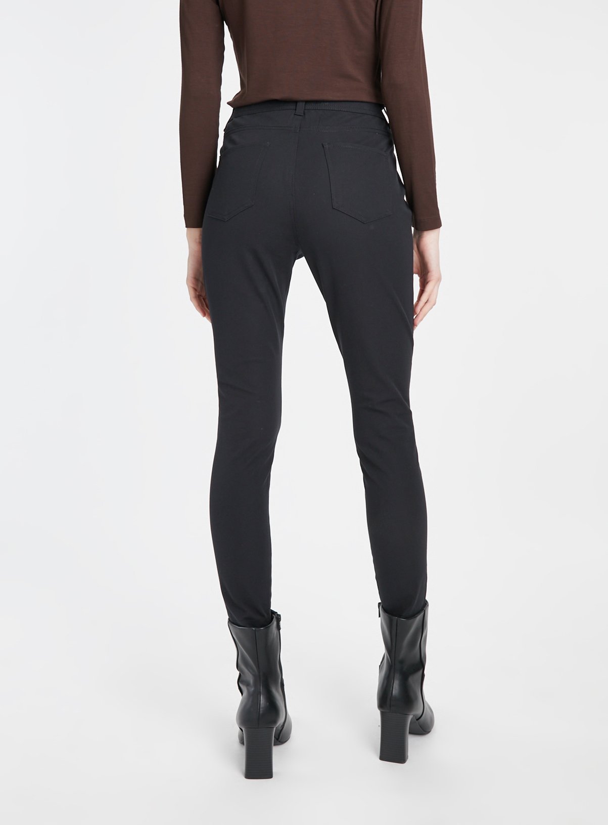 Black Smart Treggings 12L - Image 4 thumbnail