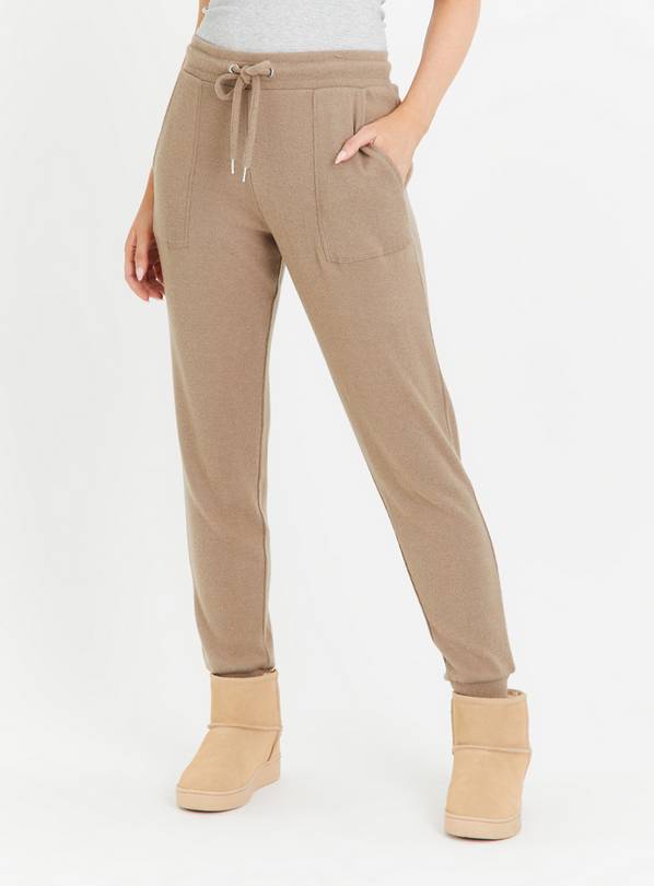 Tan joggers cheap