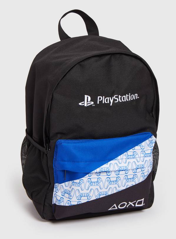 Buy PlayStation Black Blue Backpack One Size Accessories Tu