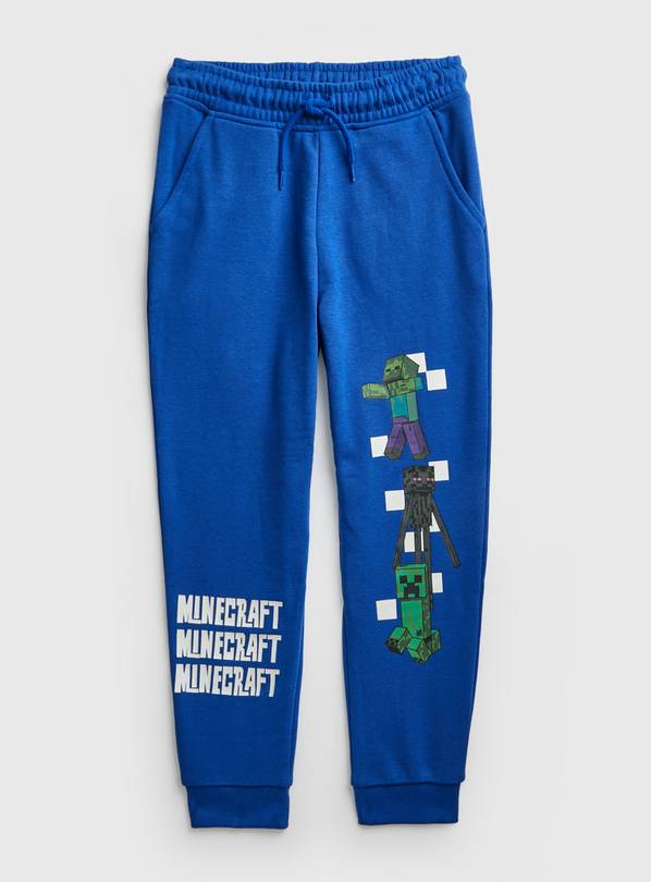 Minecraft Blue Character Joggers  5 years