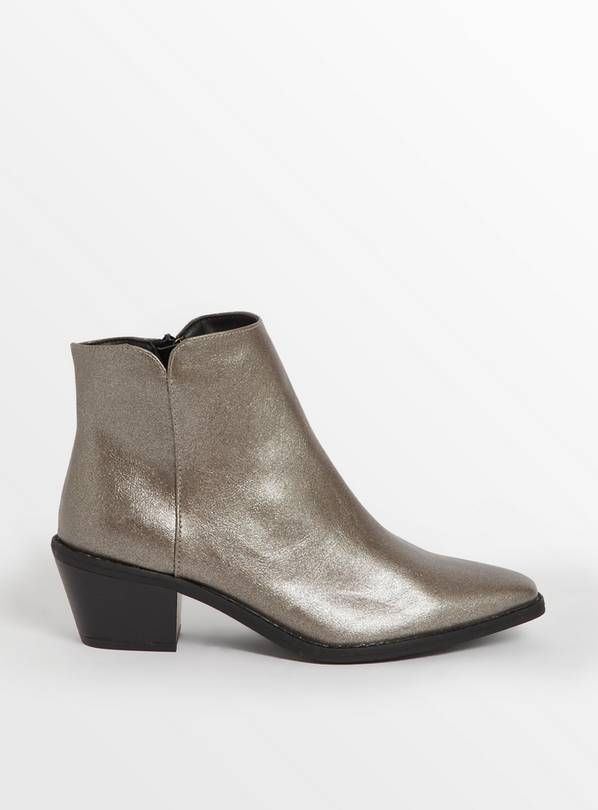 Metallic ankle boots on sale uk