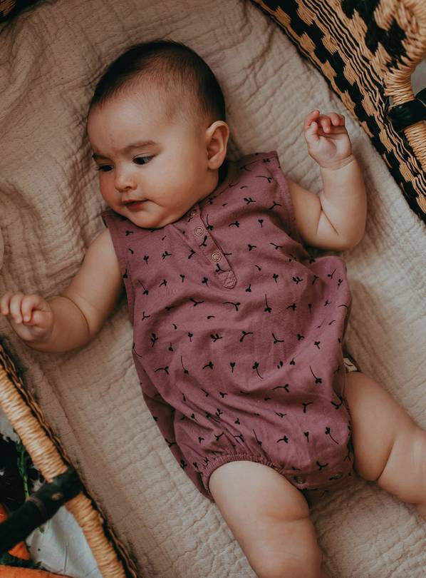 TURTLEDOVE LONDON Seedling Bubble Romper 3-6 months