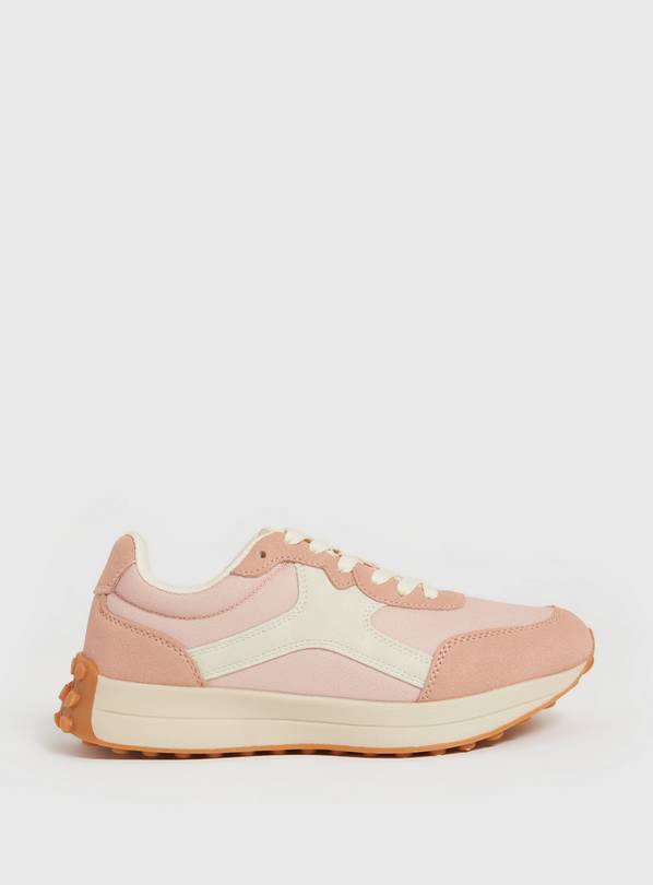 Cream clearance coloured trainers