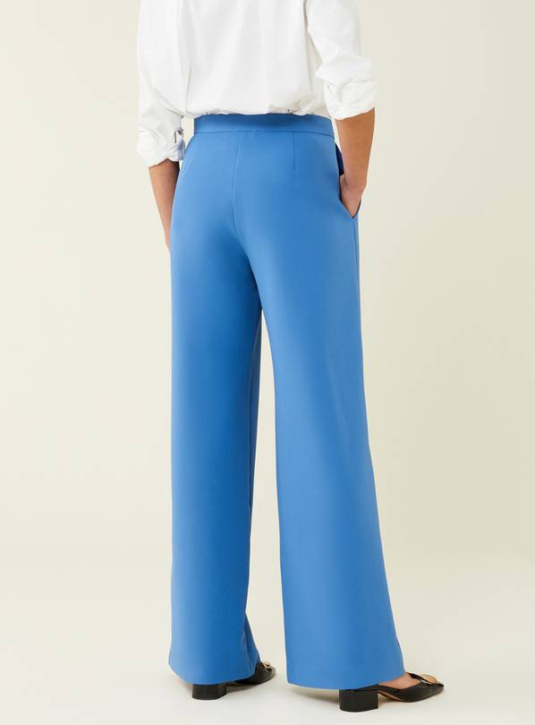 Buy FINERY Cornflower Blue Jeanne Trousers 10 Trousers Argos