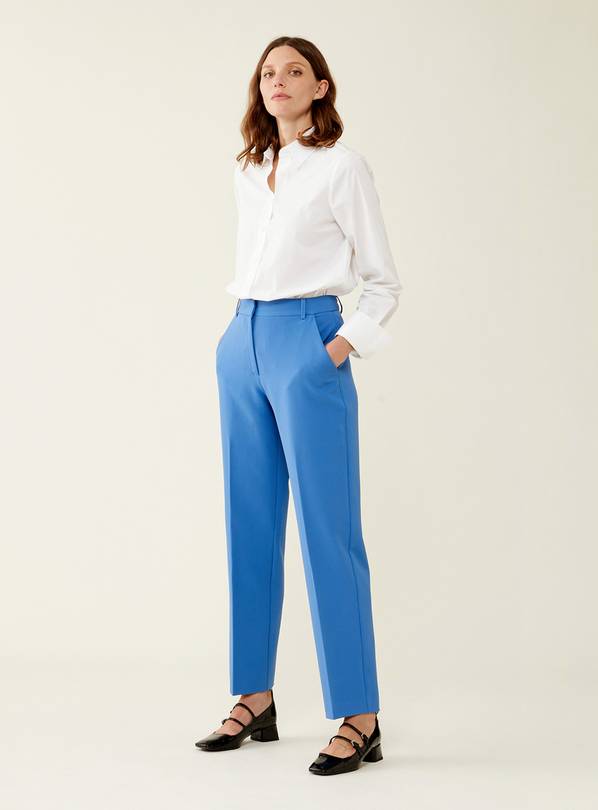 FINERY Cornflower Blue Harper Trouser 10