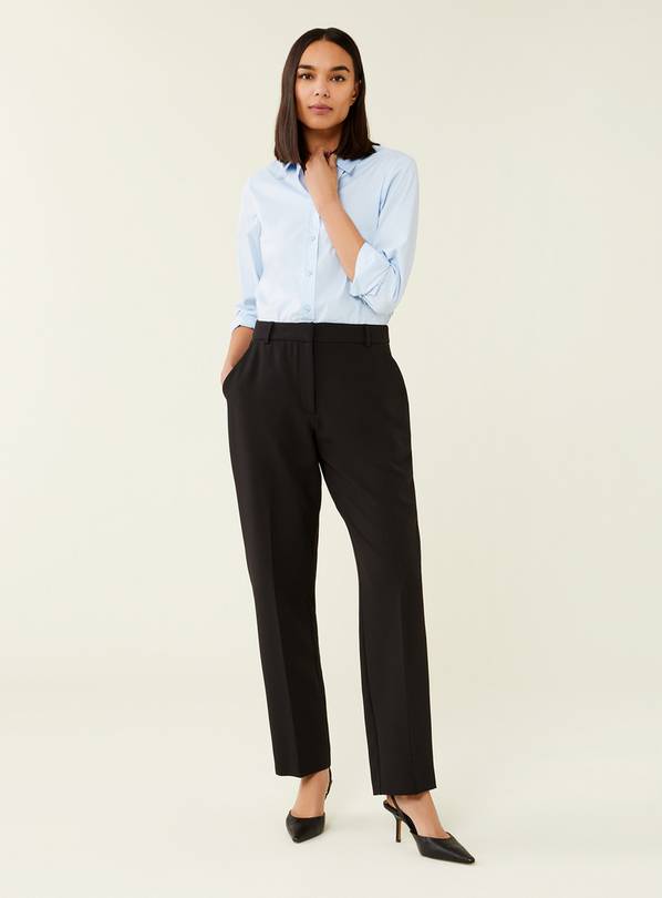 Buy FINERY Black Harper Trouser - 16 | Trousers | Argos