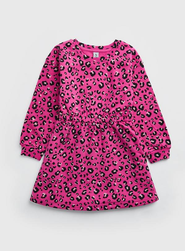 Pink leopard outlet print sweatshirt