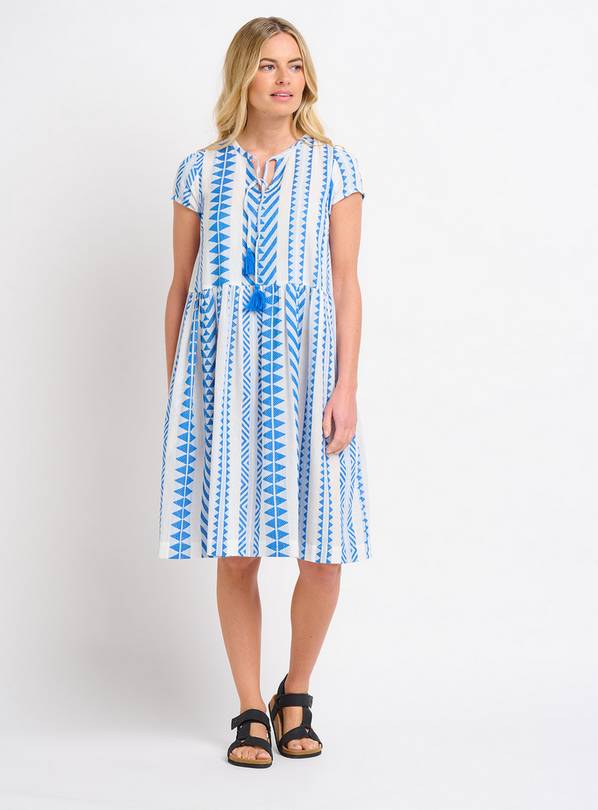 Brakeburn woven 2024 stripe dress