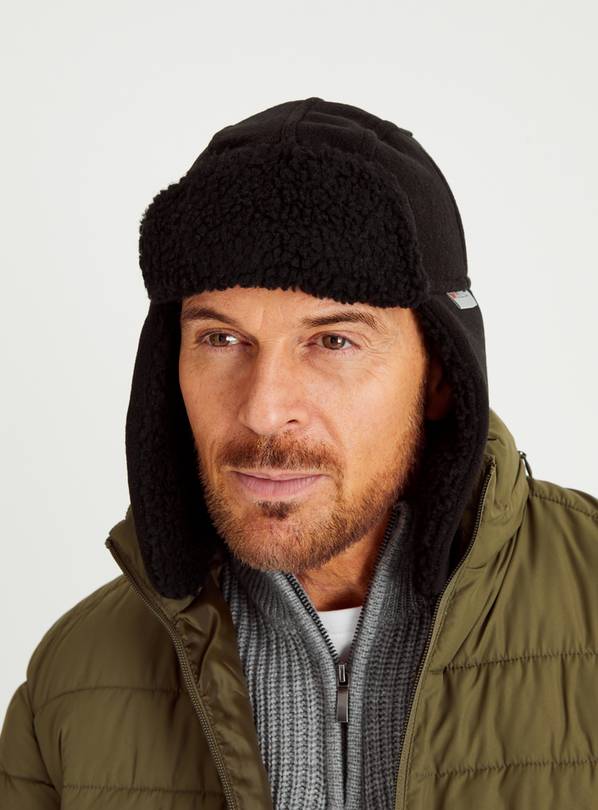 Fleece lined hot sale trapper hat