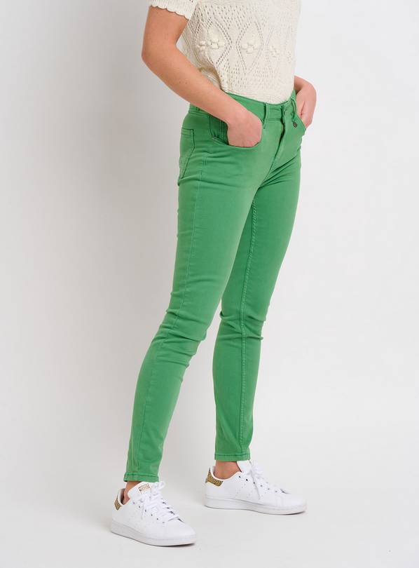 Green sales colour jeans