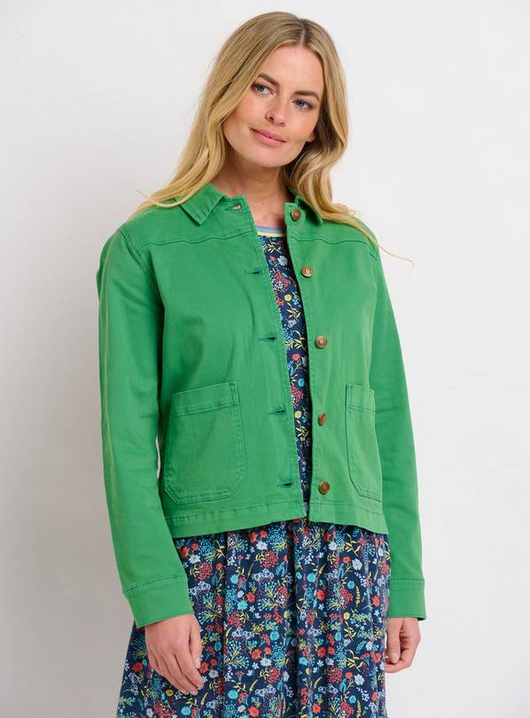 Buy BRAKEBURN Green Denim Chore Jacket 10 Coats Argos