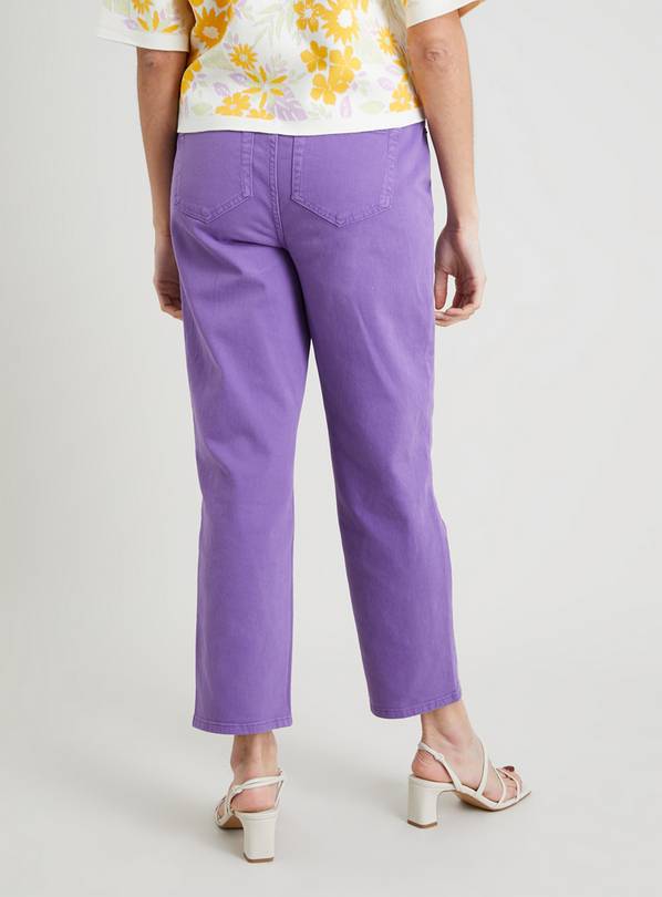 Purple wide best sale leg jeans