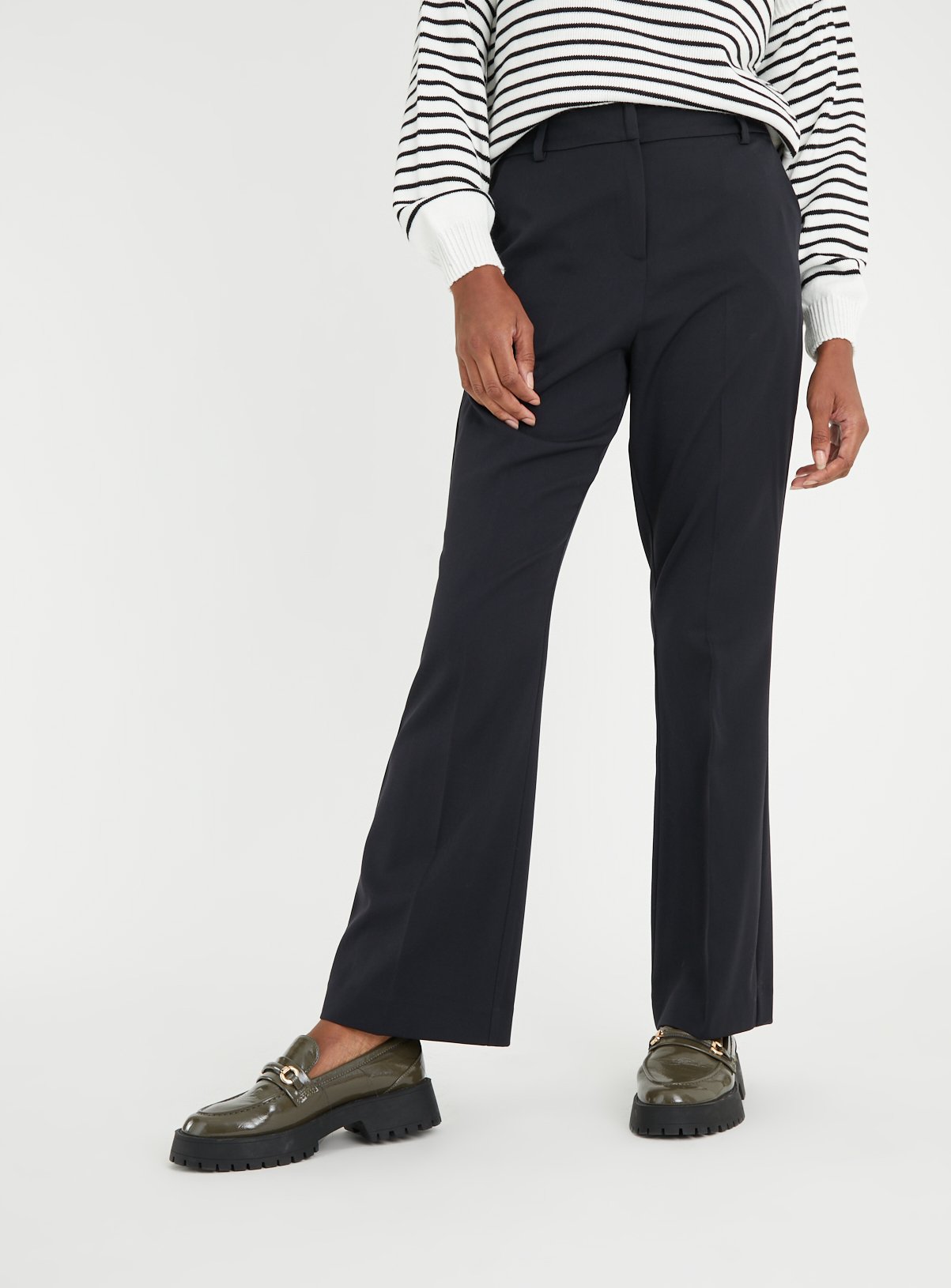 Black Kick Flare Trousers 18R - Image 1 thumbnail