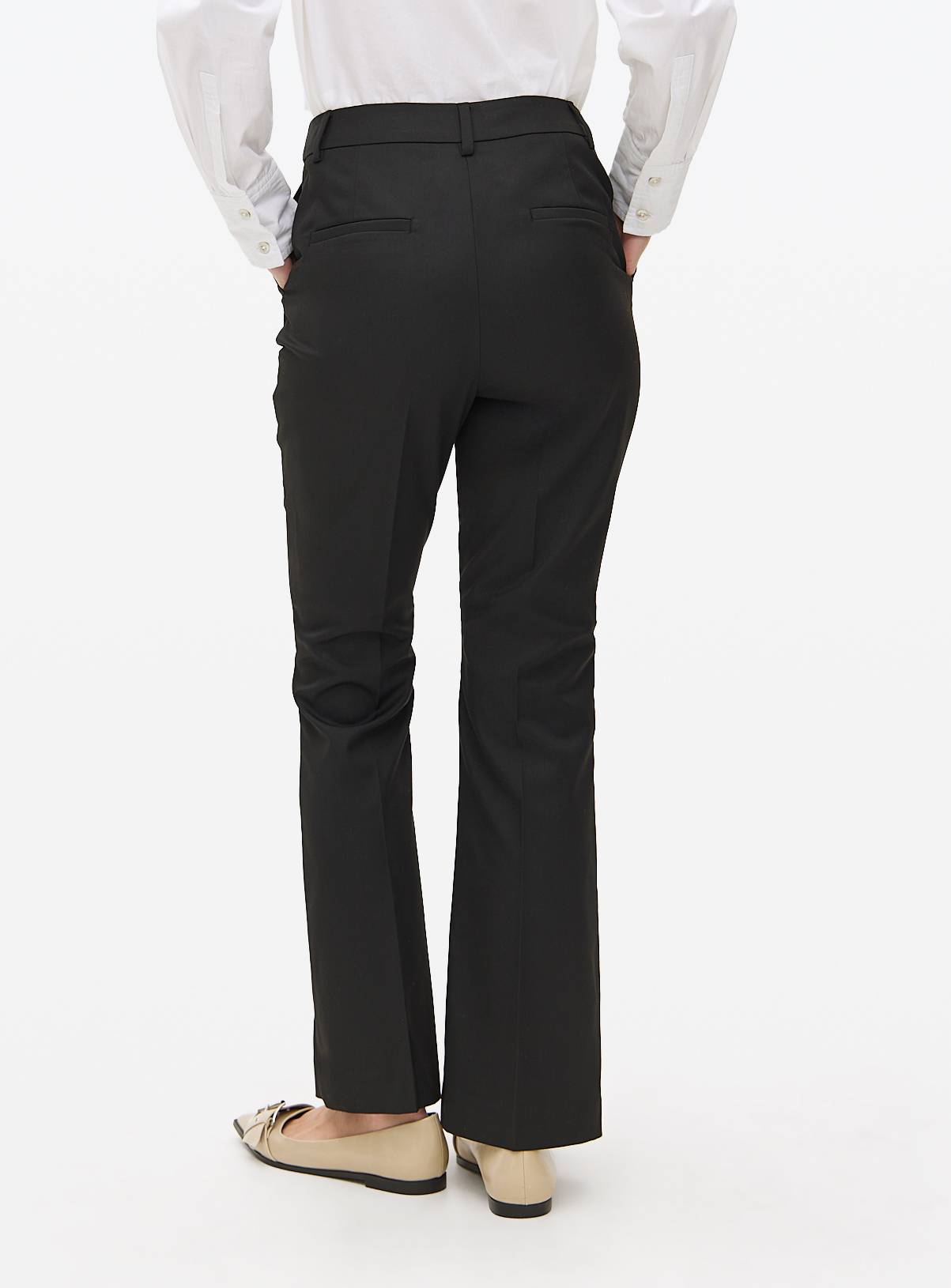 Black Kick Flare Trousers 18R - Image 4